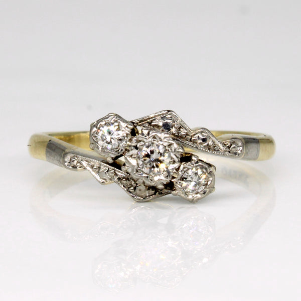 Diamond Waterfall Ring | 0.15ctw | SZ 9 |