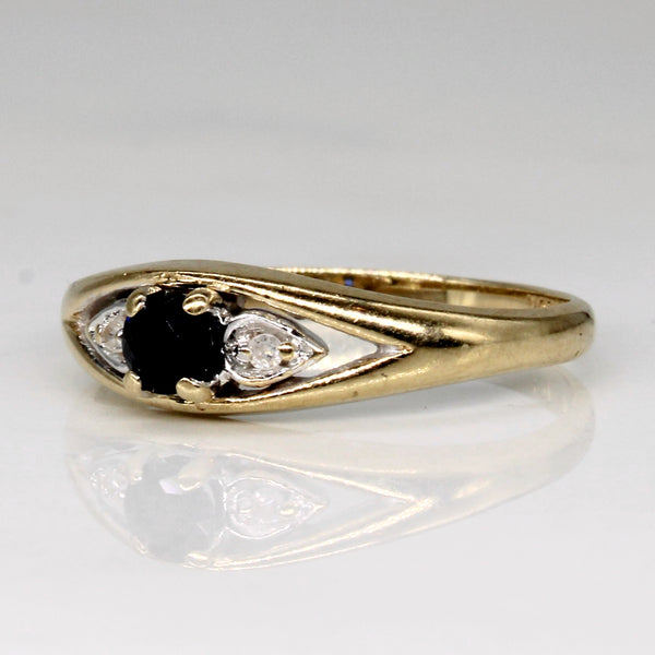 Sapphire & Diamond 10k Ring | 0.15ct, 0.02ctw | SZ 5.75 |