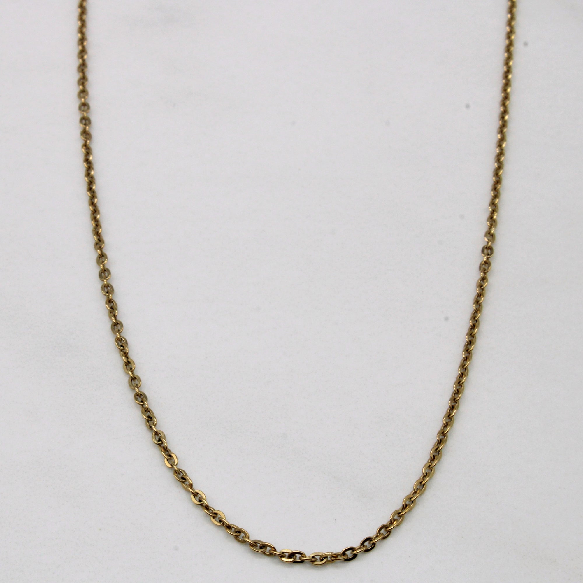 10k Yellow Gold Oval Link Chain | 16