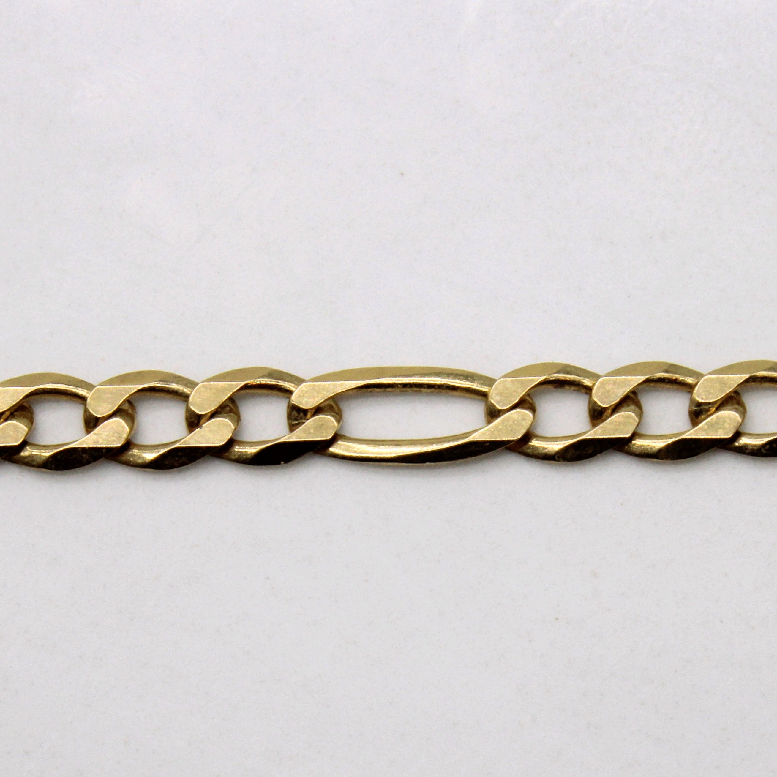 10k Yellow Gold Figaro Chain | 20" |