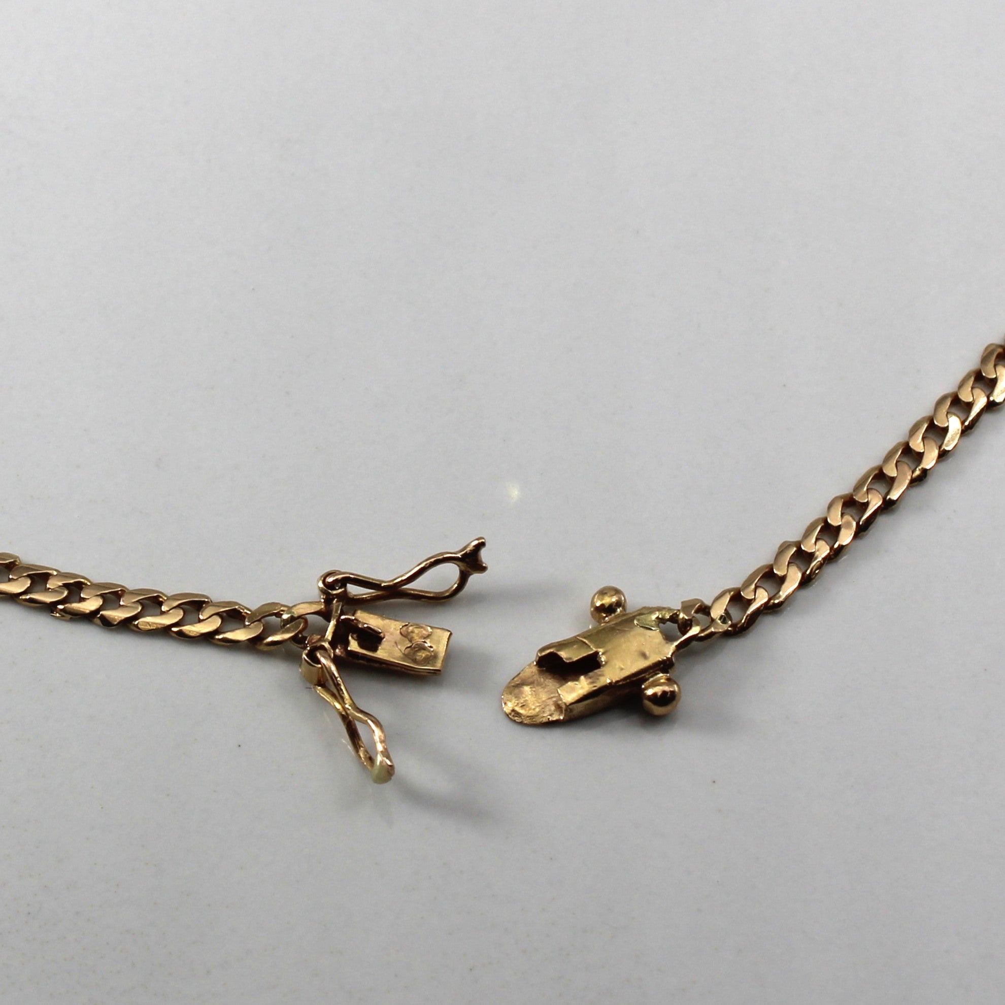 Yellow Gold Curb Link Chain | 18