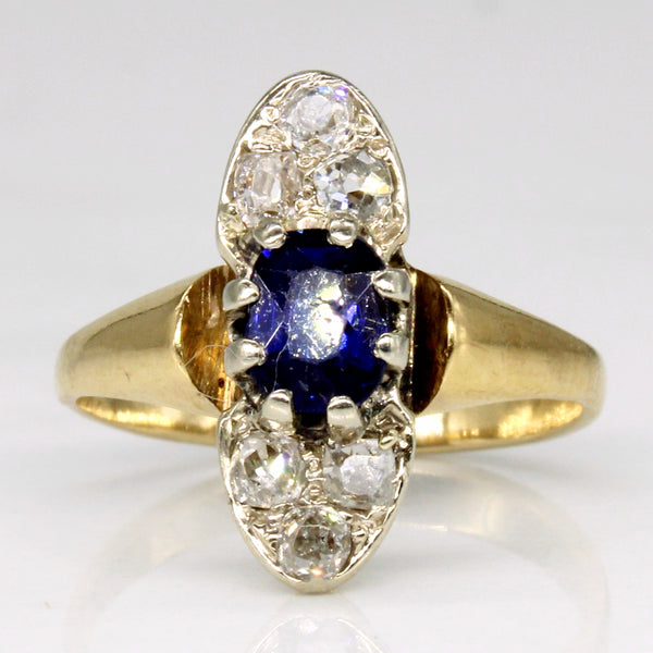 Sapphire & Diamond Ring | 0.48ct, 0.36ctw | SZ 4.25 |