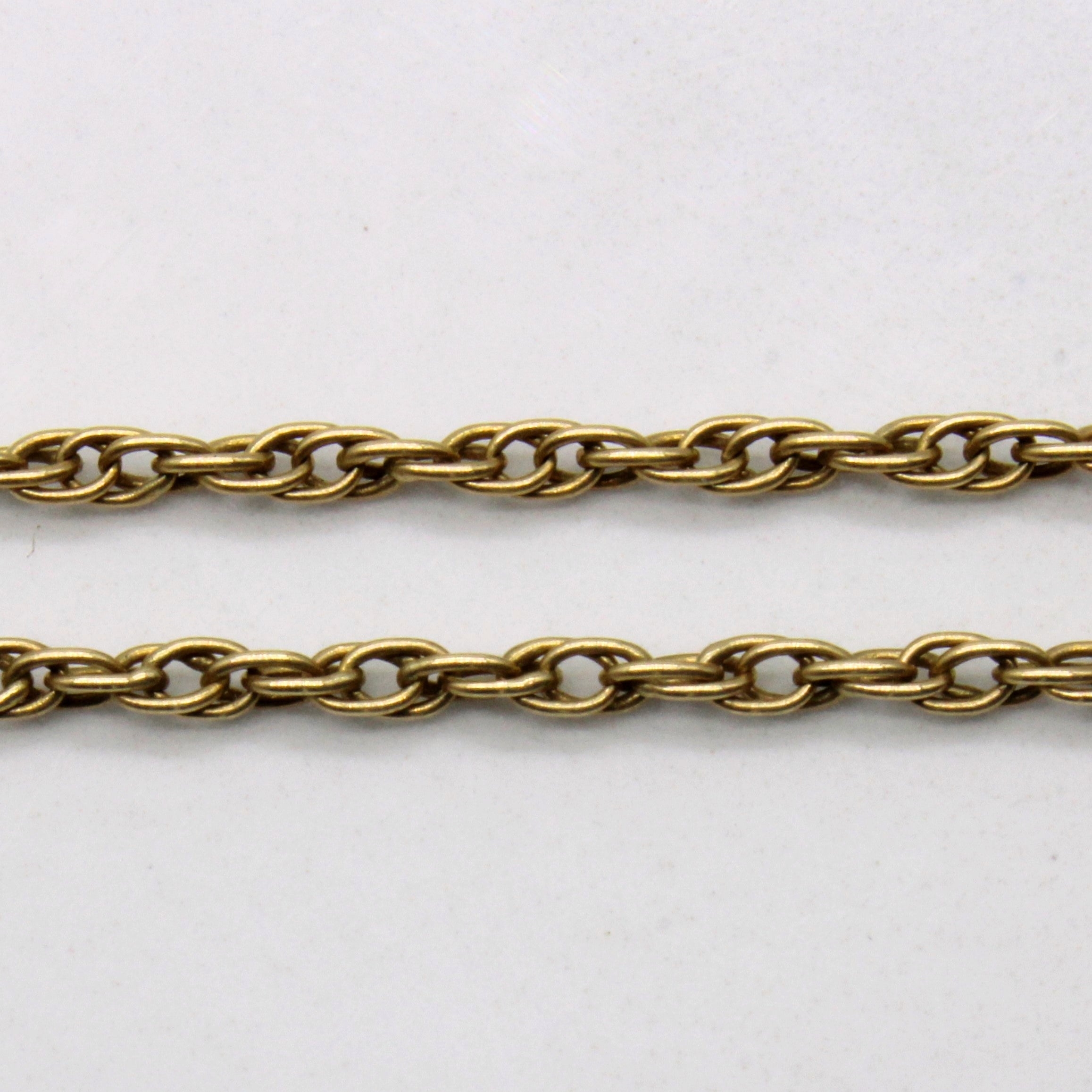 14k Yellow Gold Rope Chain | 26" |