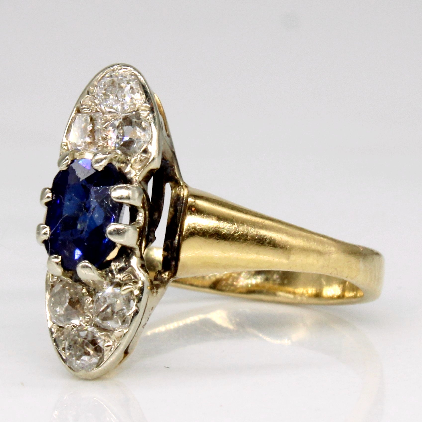 Sapphire & Diamond Ring | 0.48ct, 0.36ctw | SZ 4.25 |