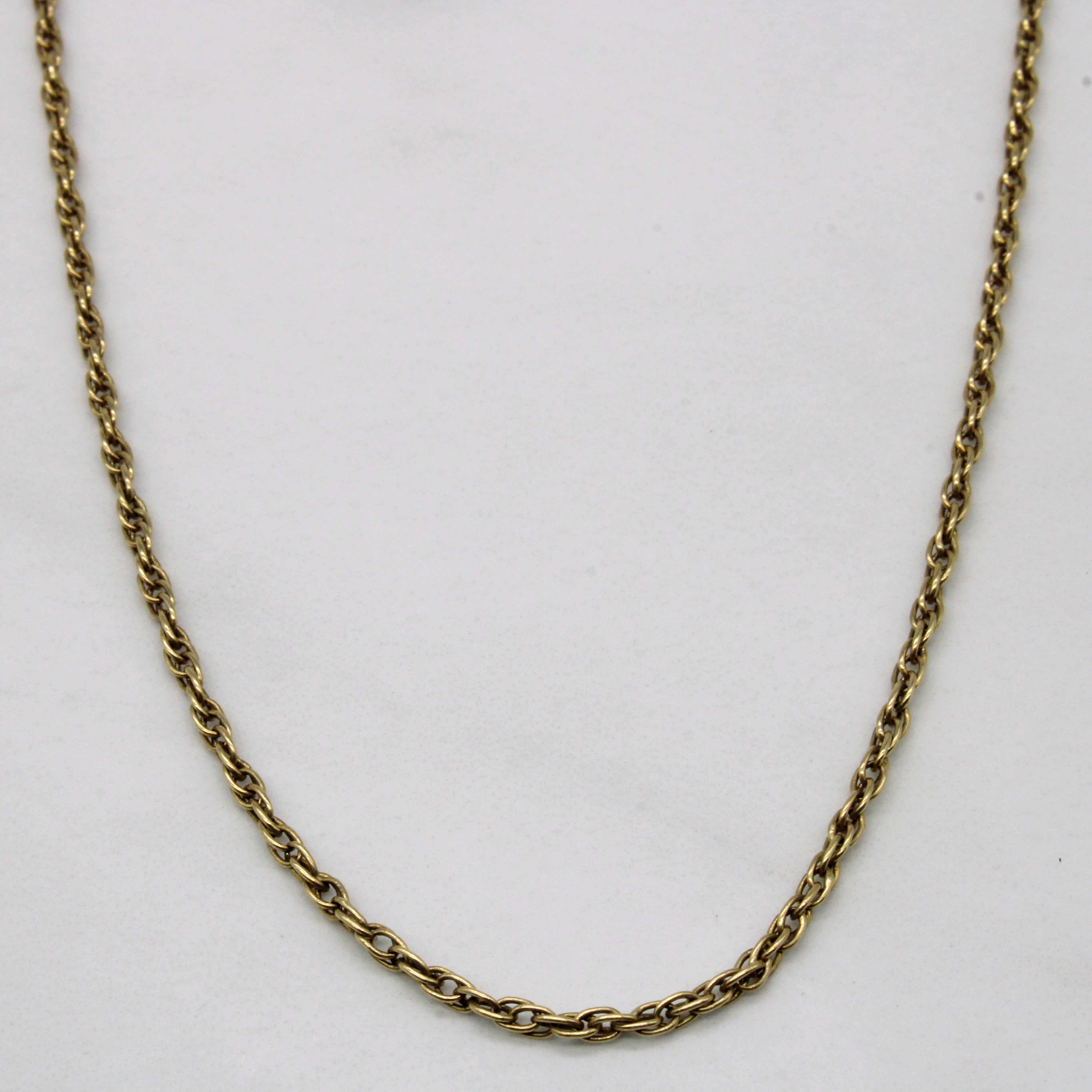 14k Yellow Gold Rope Chain | 26" |