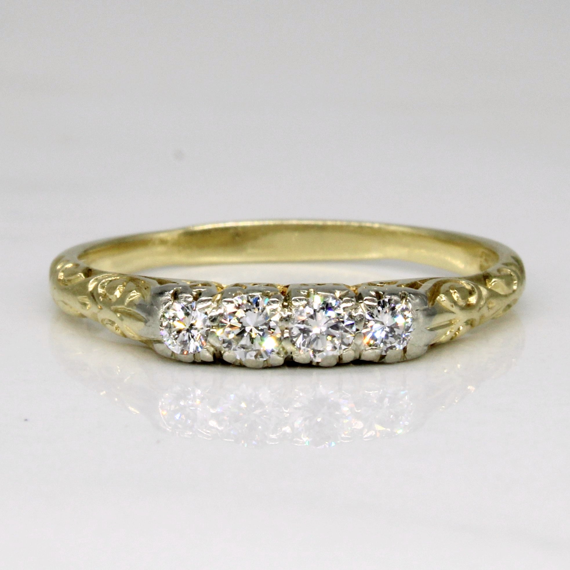 Four Stone Diamond Ring | 0.24ctw | SZ 7.5 |