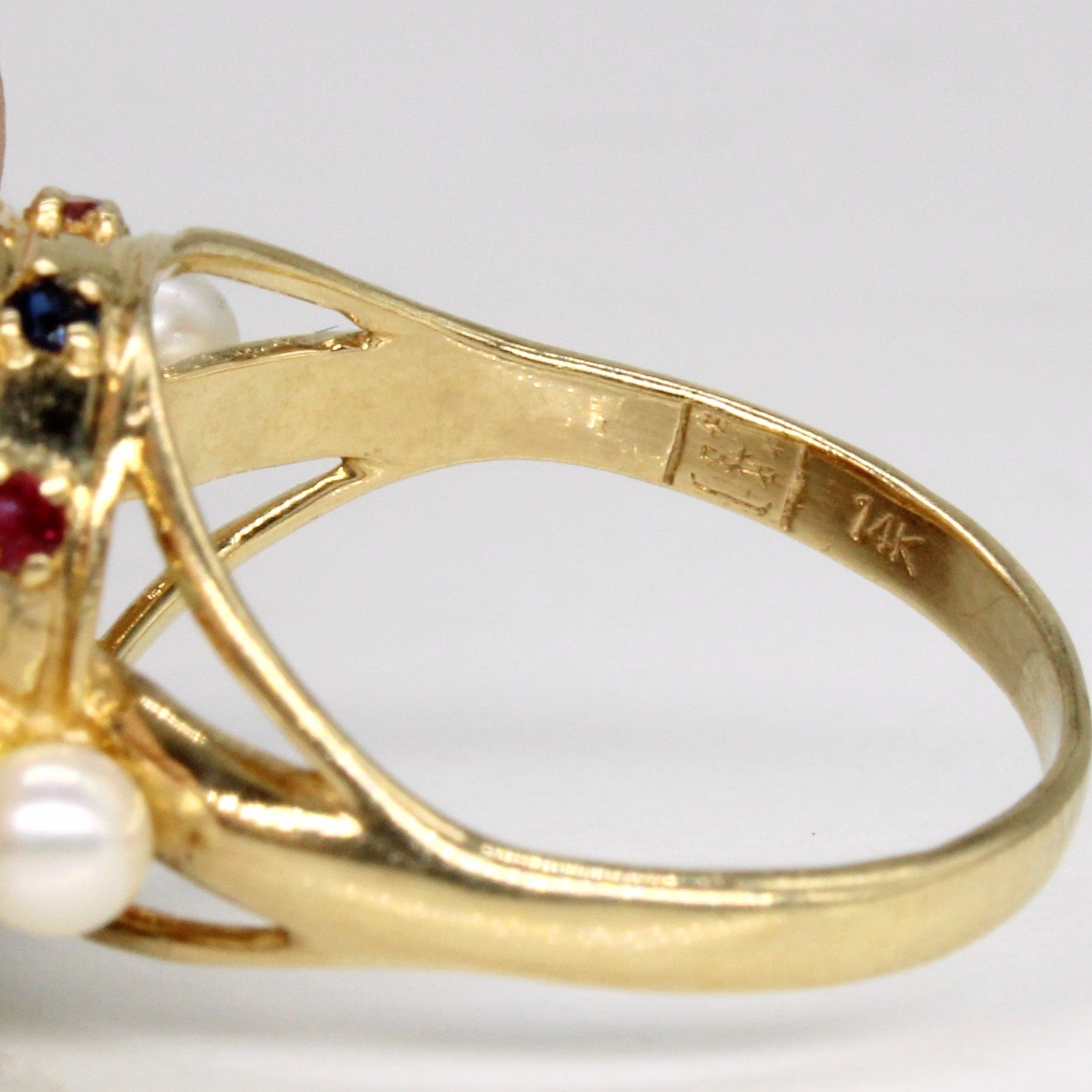 Multi Gem Cocktail Ring | 1.25ctw | SZ 6 |