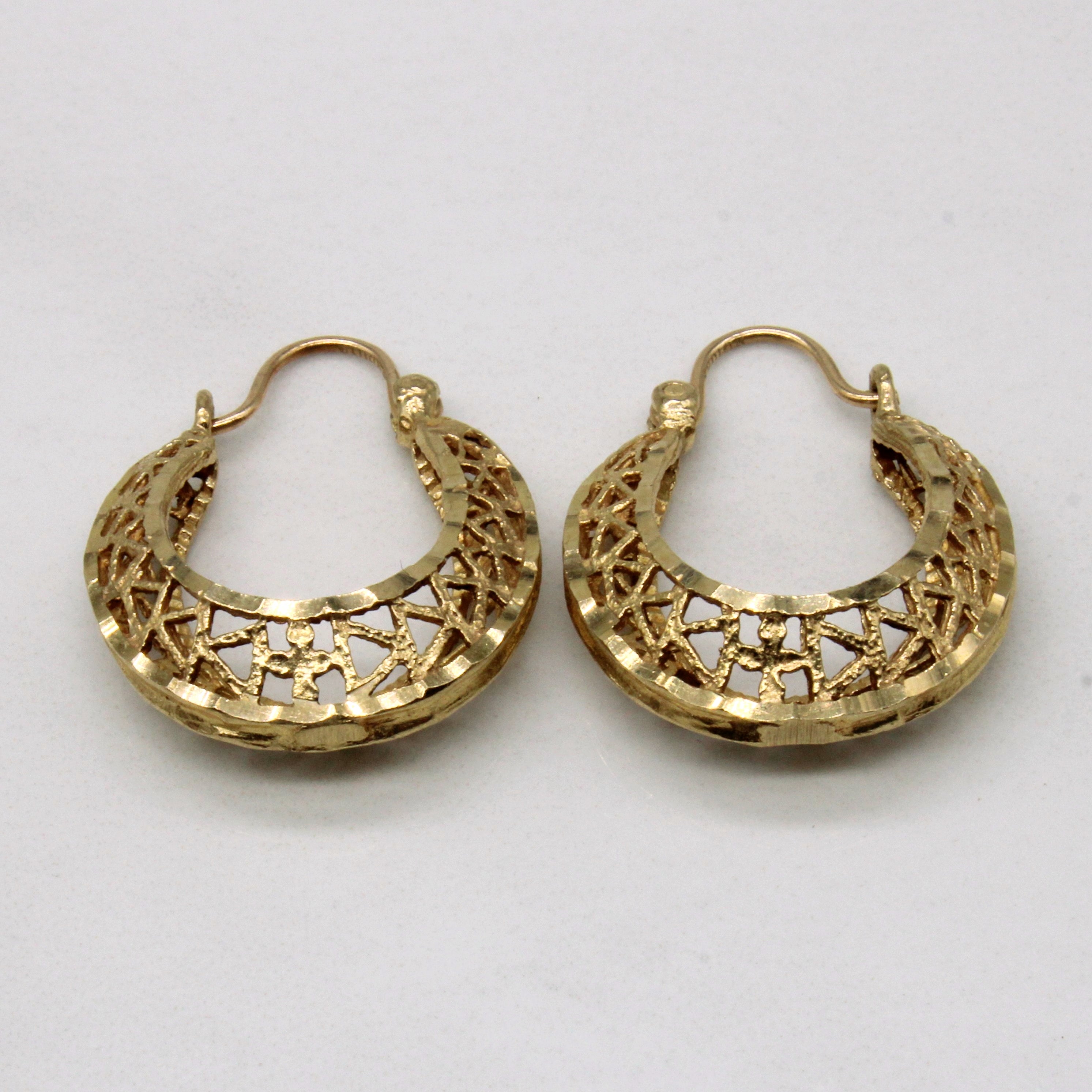 10k Yellow Gold Earrings