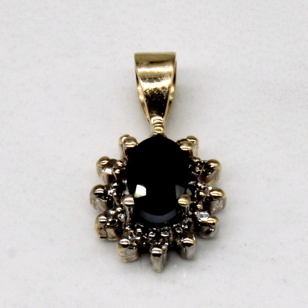 Sapphire & Diamond Pendant | 0.45ct, 0.06ctw |