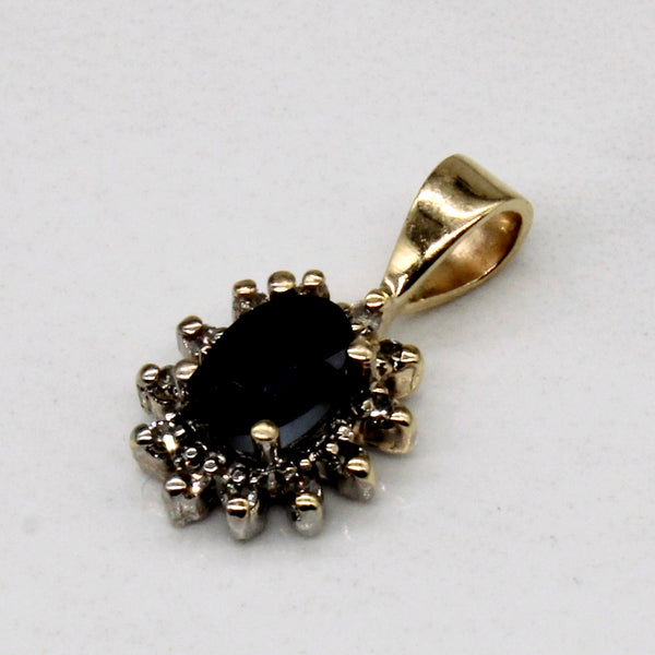 Sapphire & Diamond Pendant | 0.45ct, 0.06ctw |