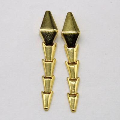 Articulated 18k Yellow Gold Earrings