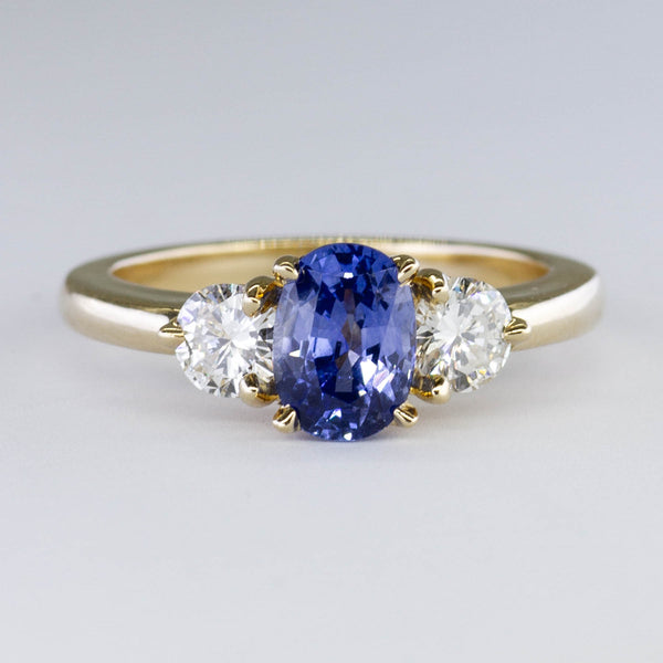 '100 Ways' Ceylon Sapphire Accented Ring | 1.80 ctw | SZ 6 |