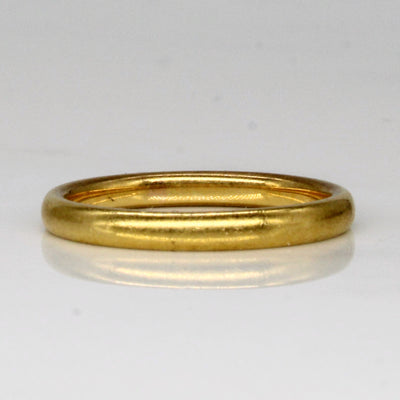 1931 22k Yellow Gold Band | SZ 6.5 |