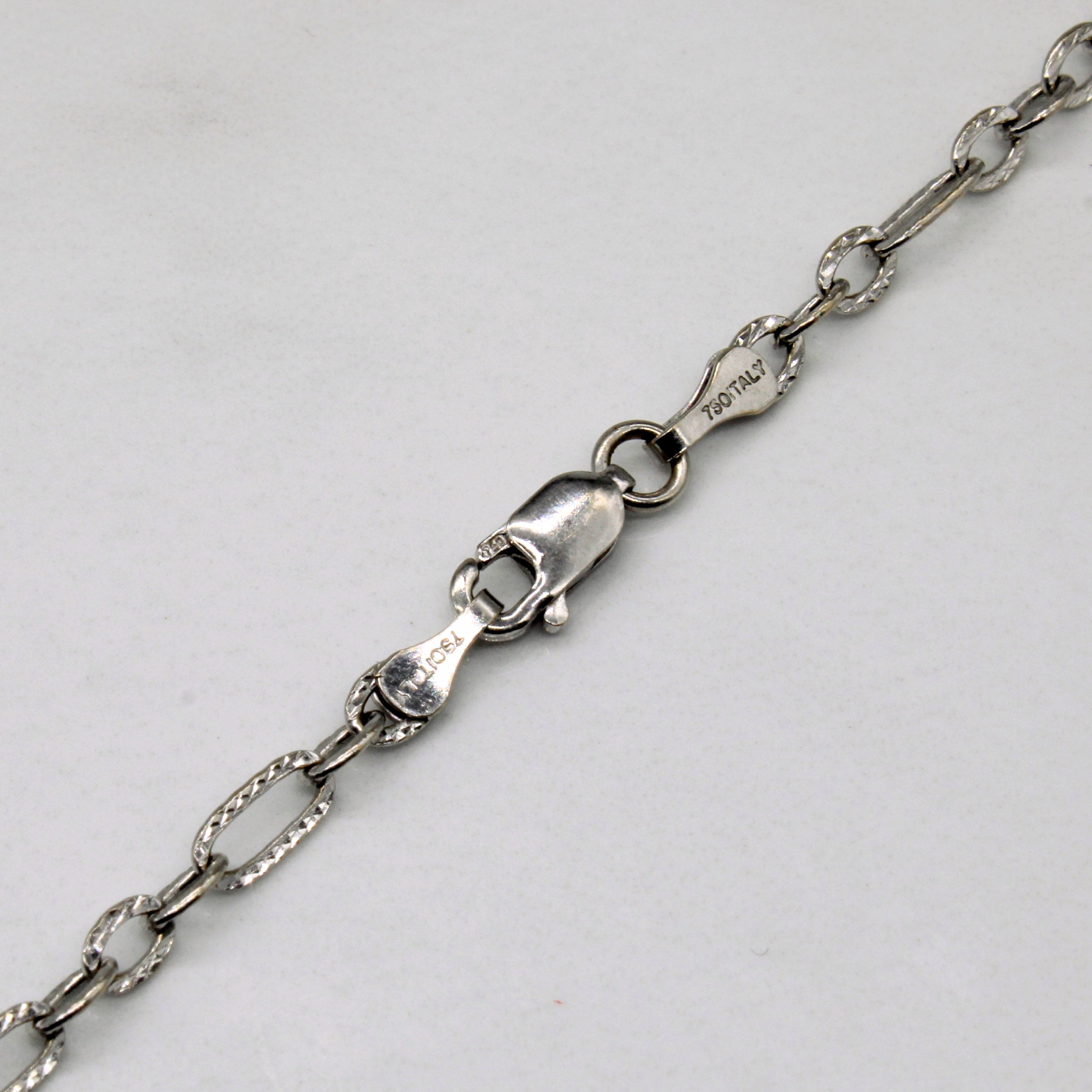 18k White Gold Necklace | 20" |