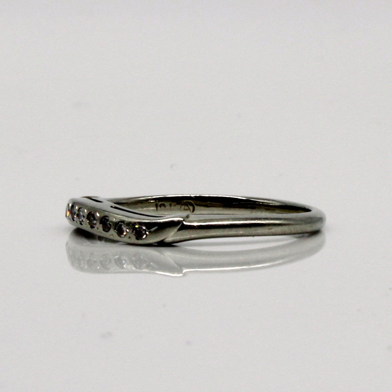 Birks' Channel Set Diamond Wave Ring | 0.06ctw | SZ 5.25 |