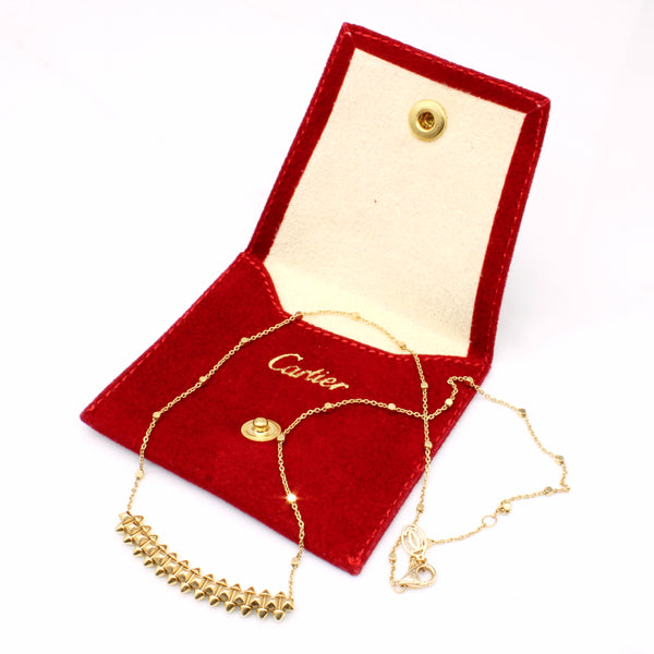 'Cartier' Clash De Cartier, Pink Gold Small Model 18k Gold Necklace | 15-16