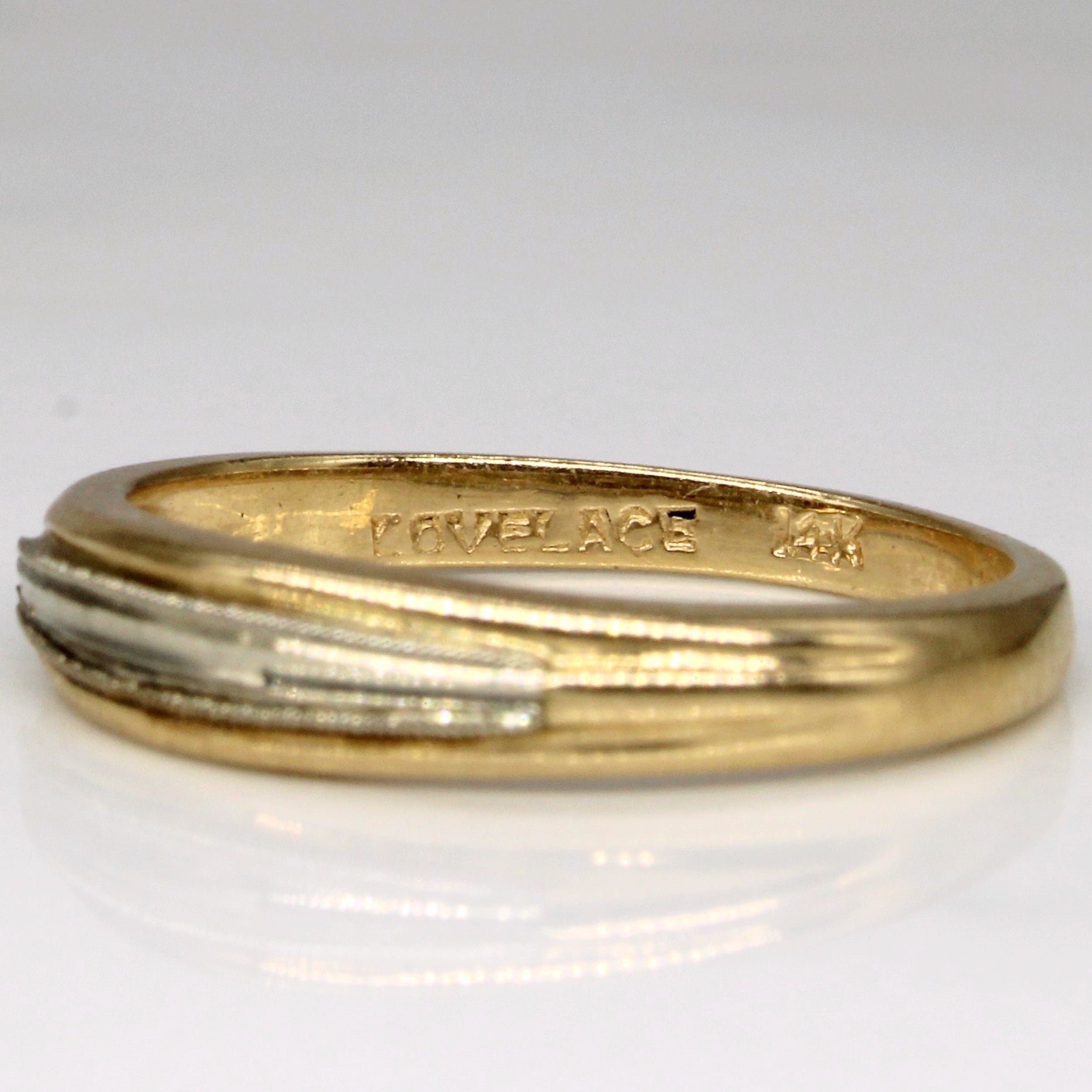 14k Two Tone Gold Ring | SZ 5.75 |