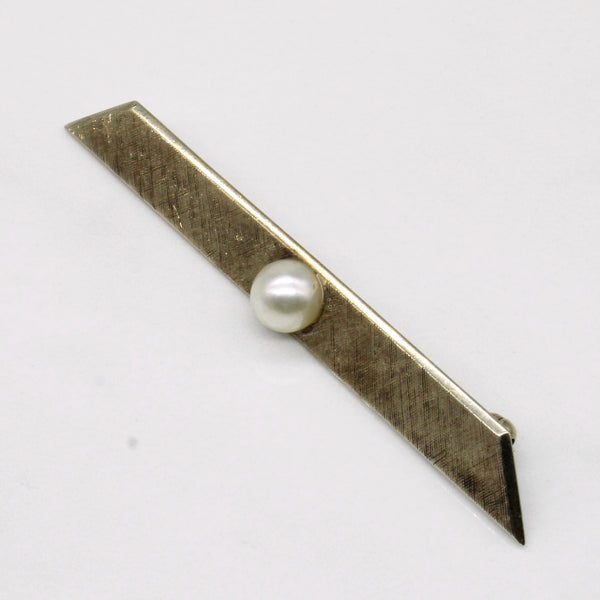 Pearl Geometric Shaped Brooch | 6.65mm |