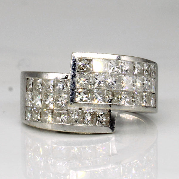 Diamond Bypass Ring | 1.60ctw | SZ 5.75 |