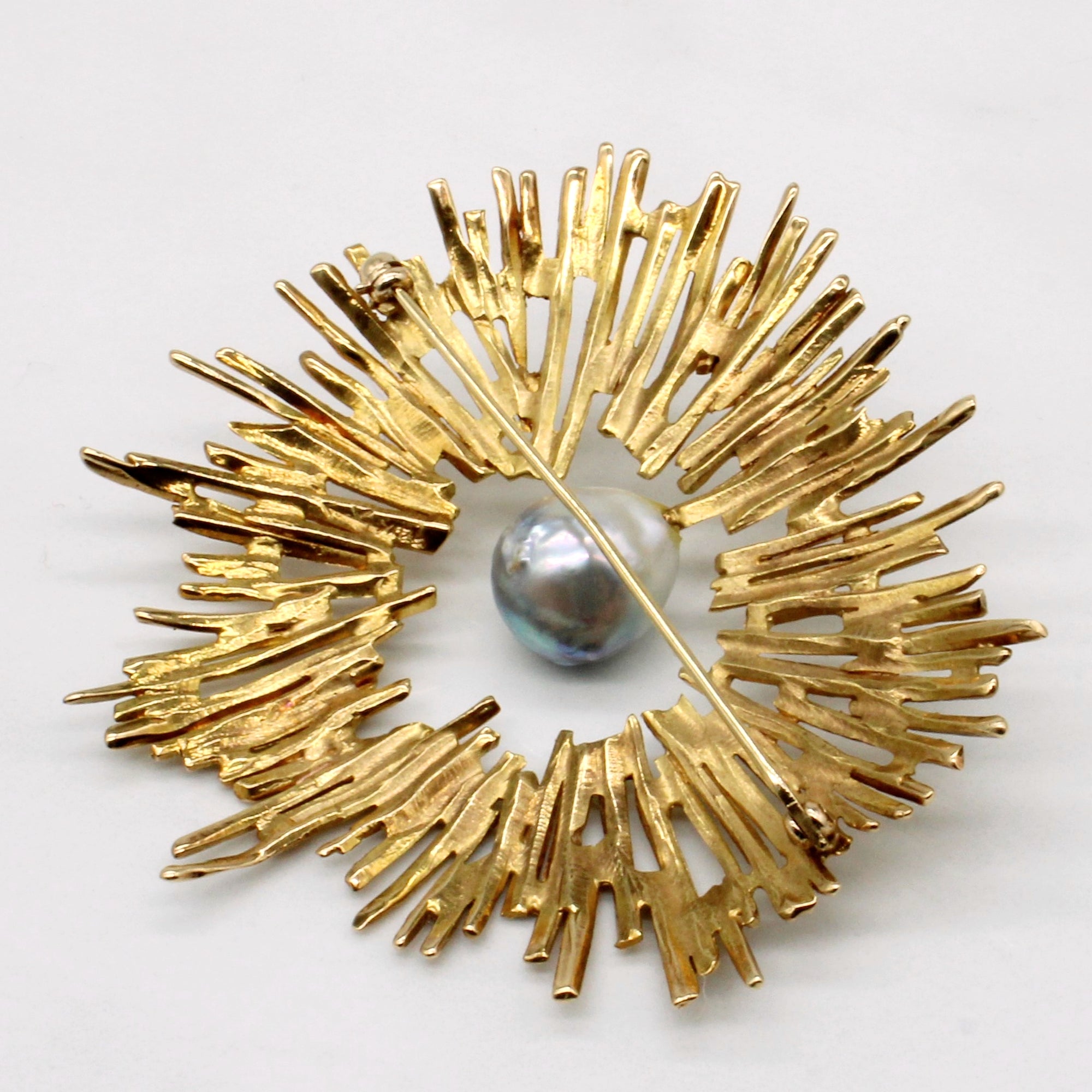 Baroque Pearl Brooch