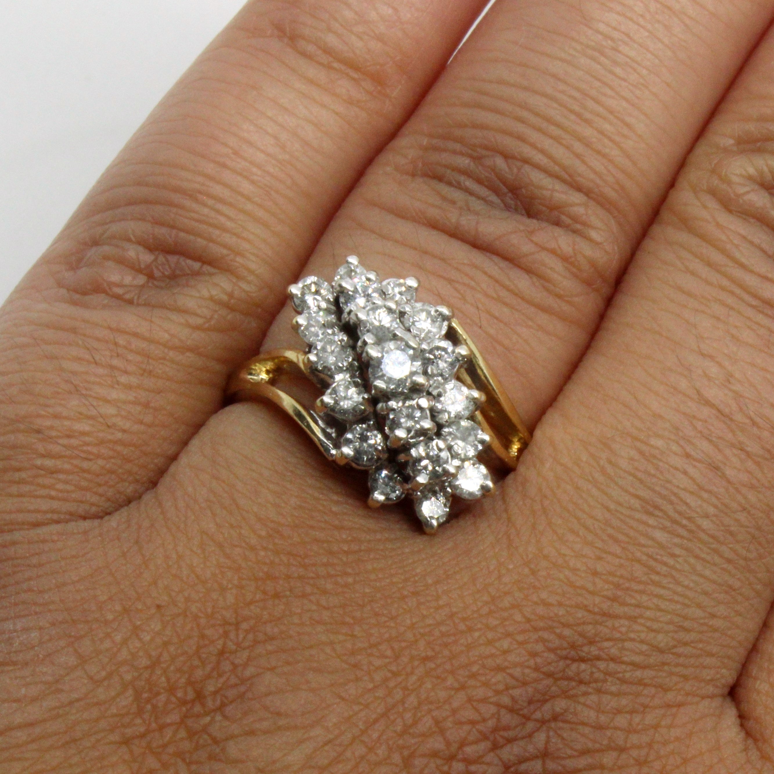 Cluster Diamond Ring | 1.00ctw | SZ 7.75 |