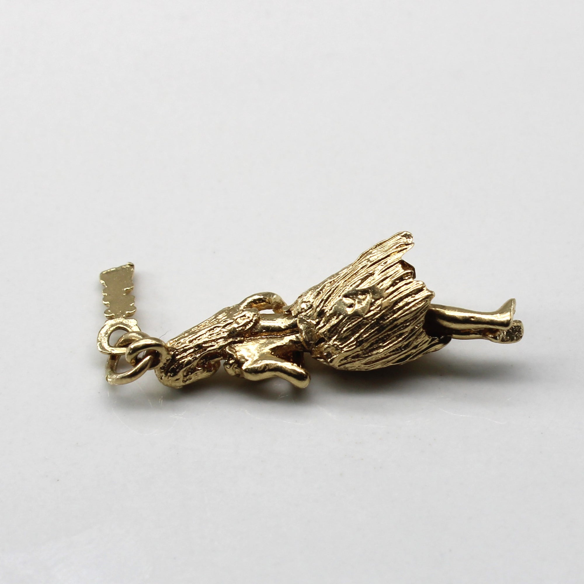 Yellow Gold Hawaiian Doll Pendant