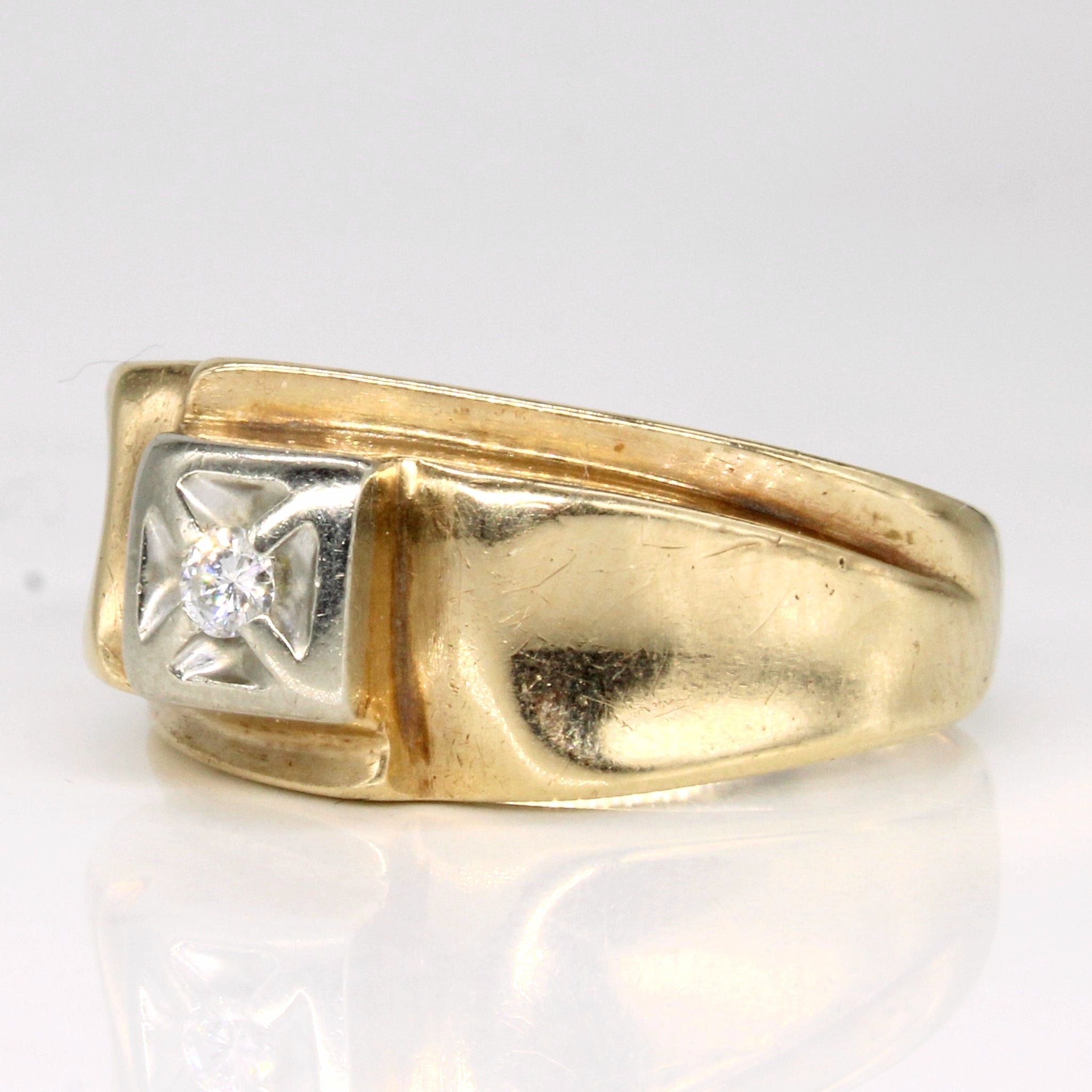 Illusion Set Diamond Ring | 0.07ct | SZ 9.75 |