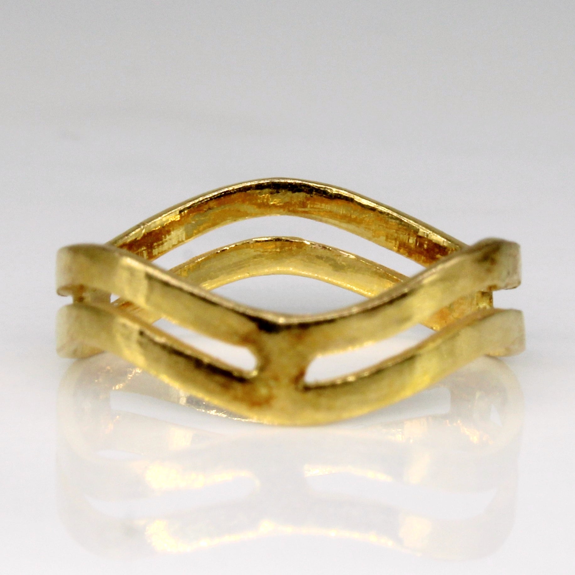 20k Yellow Gold Contour Ring | SZ 6 |