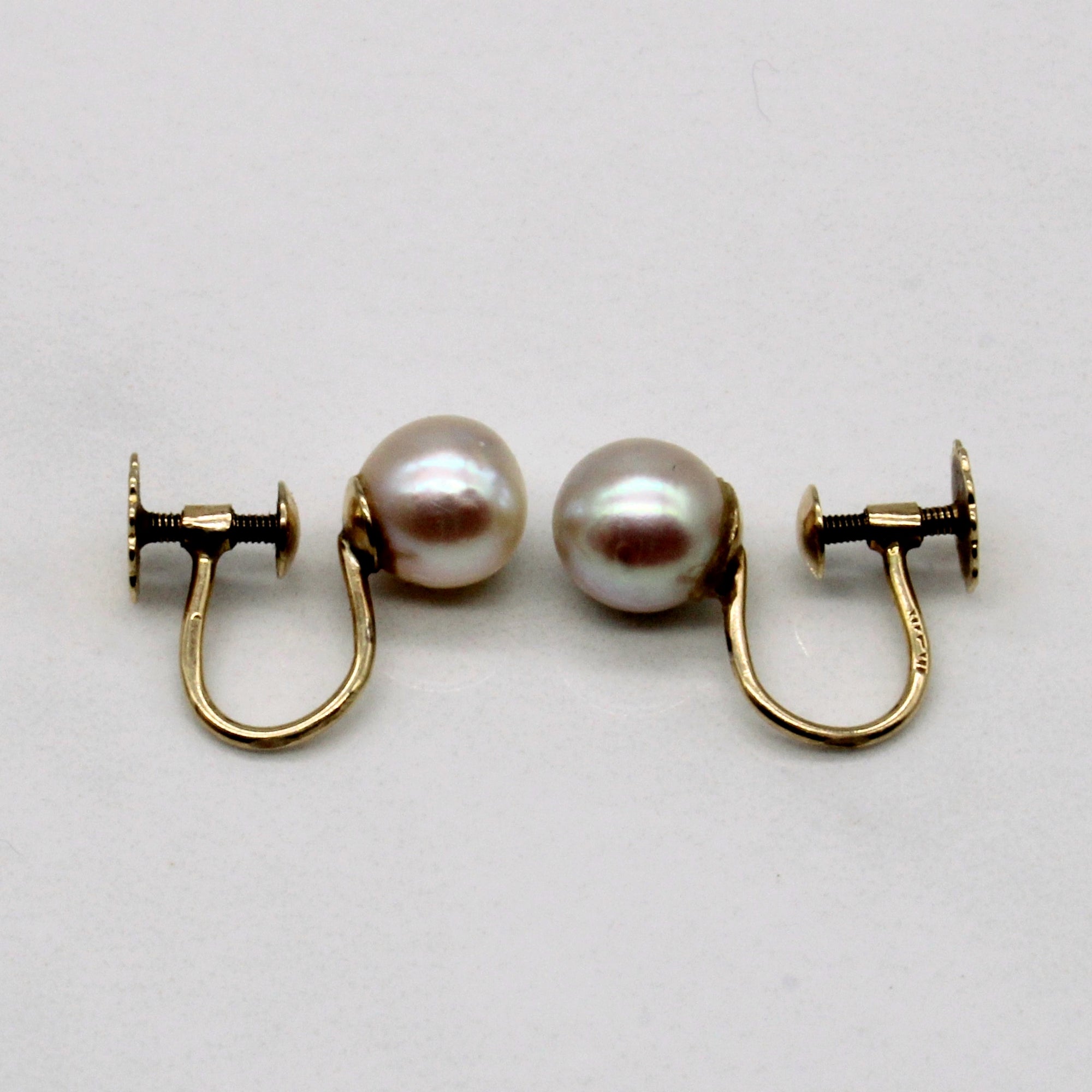 Pearl Clip On Earrings