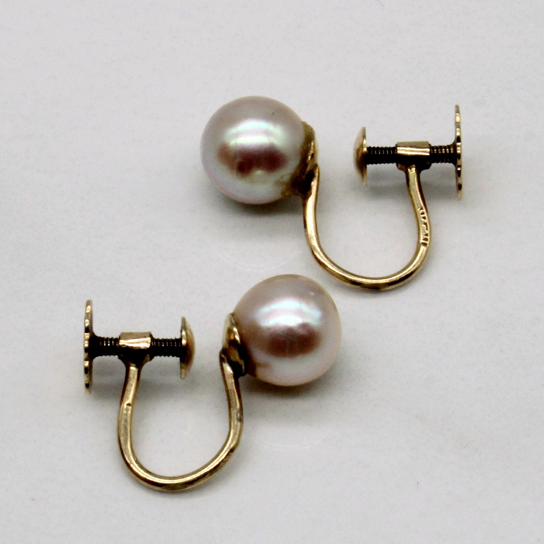 Pearl Clip On Earrings