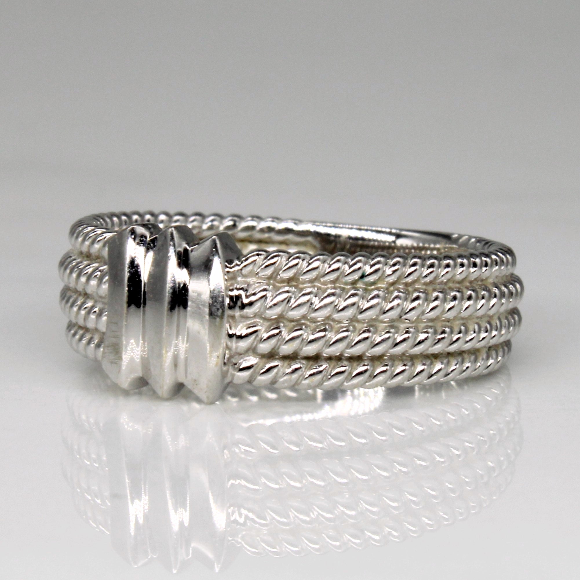18k White Gold Ring | SZ 6.75 |
