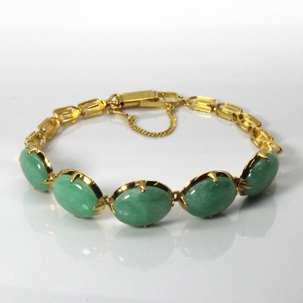Jadeite Chain Bracelet | 13.75ctw | 7