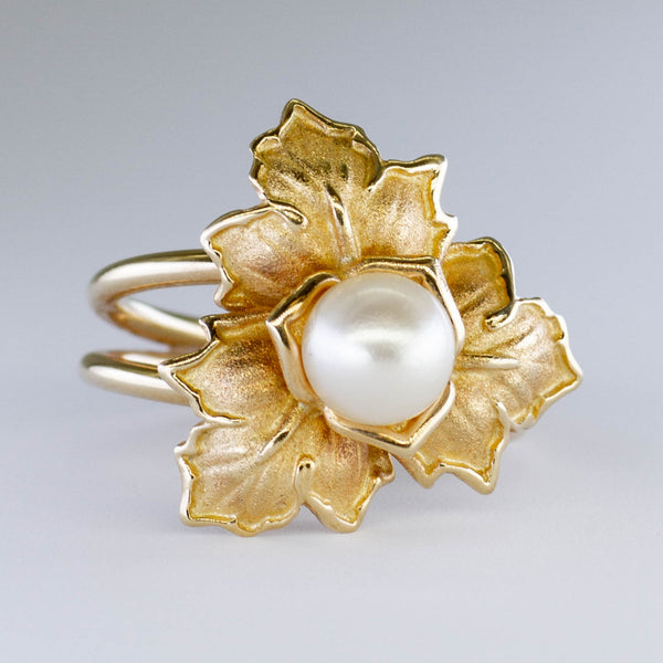 Pearl Flower Ring | SZ 6.75 |