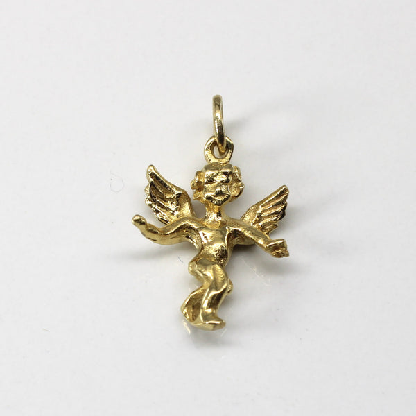 Yellow Gold Angel Pendant