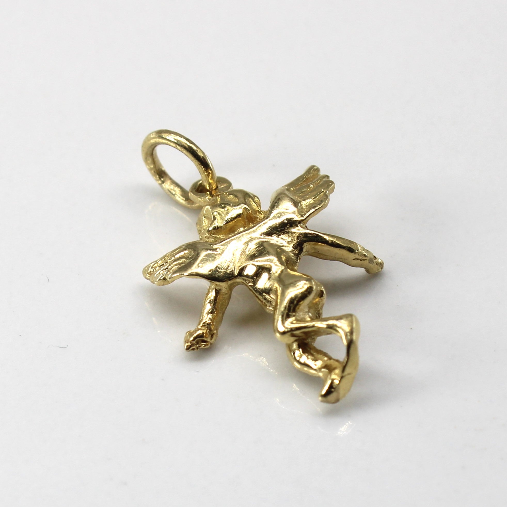 Yellow Gold Angel Pendant