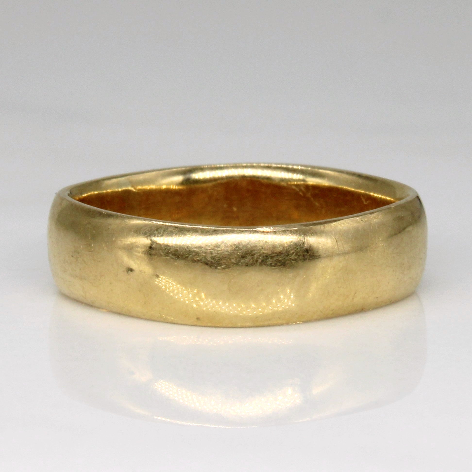 14k Yellow Gold Soft Square Ring | SZ 4.75 |