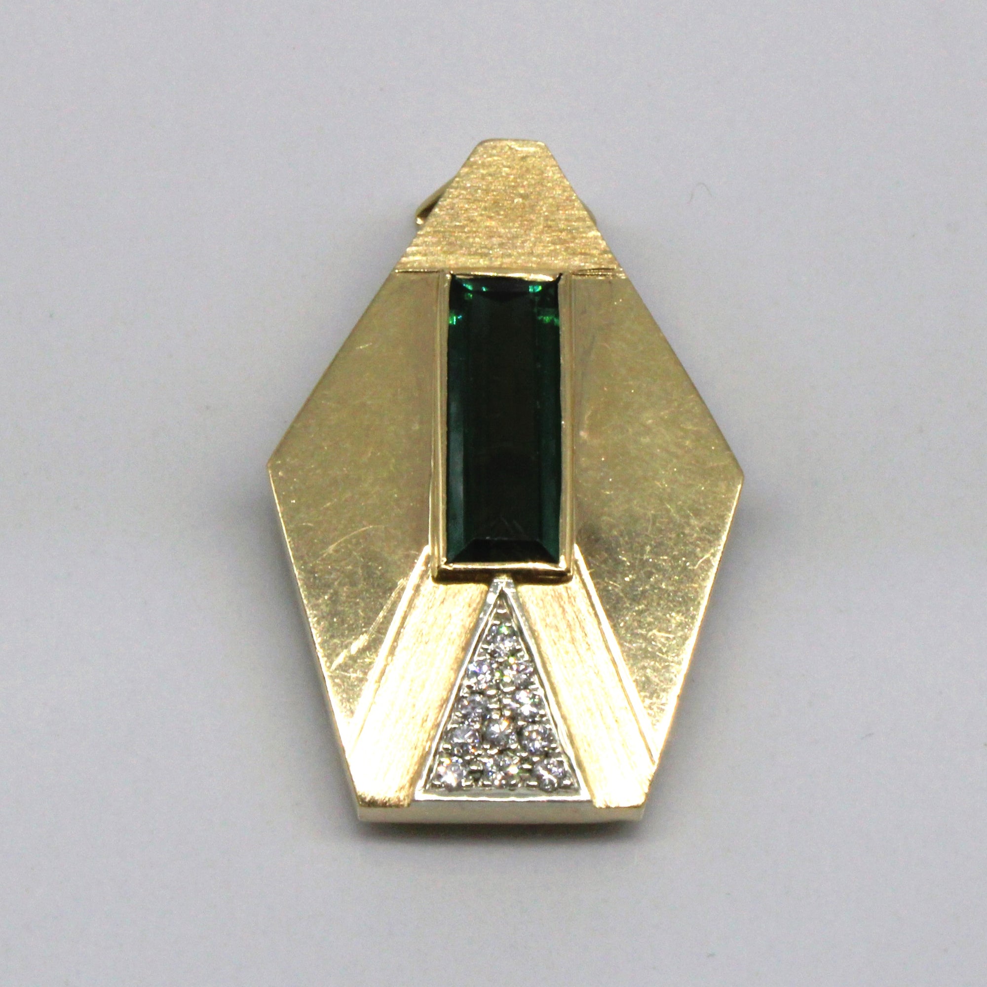 Tourmaline & Diamond Pendant | 2.55ct, 0.09ctw |
