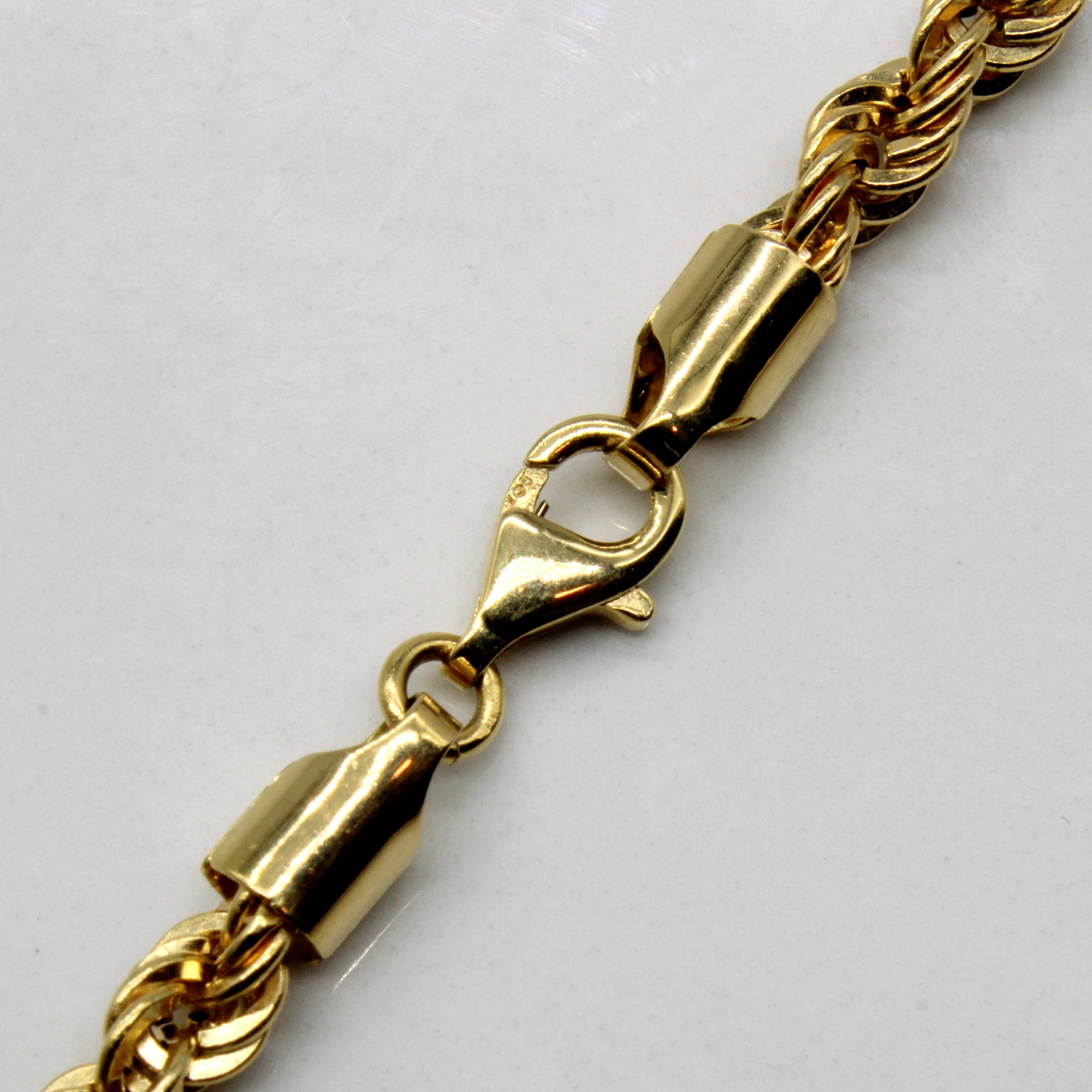 18k Yellow Gold Rope Chain | 20