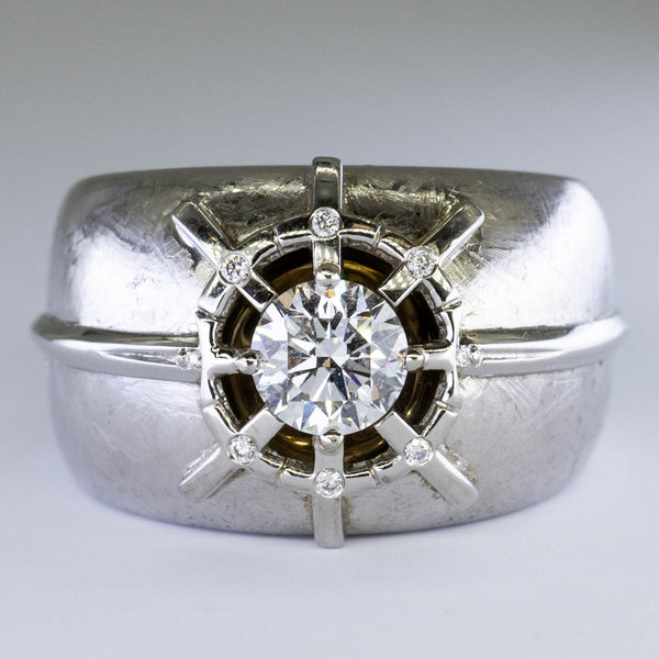 'Brinkhaus' Custom Nautical Diamond Ring | 1.80ctw | SZ 10 |