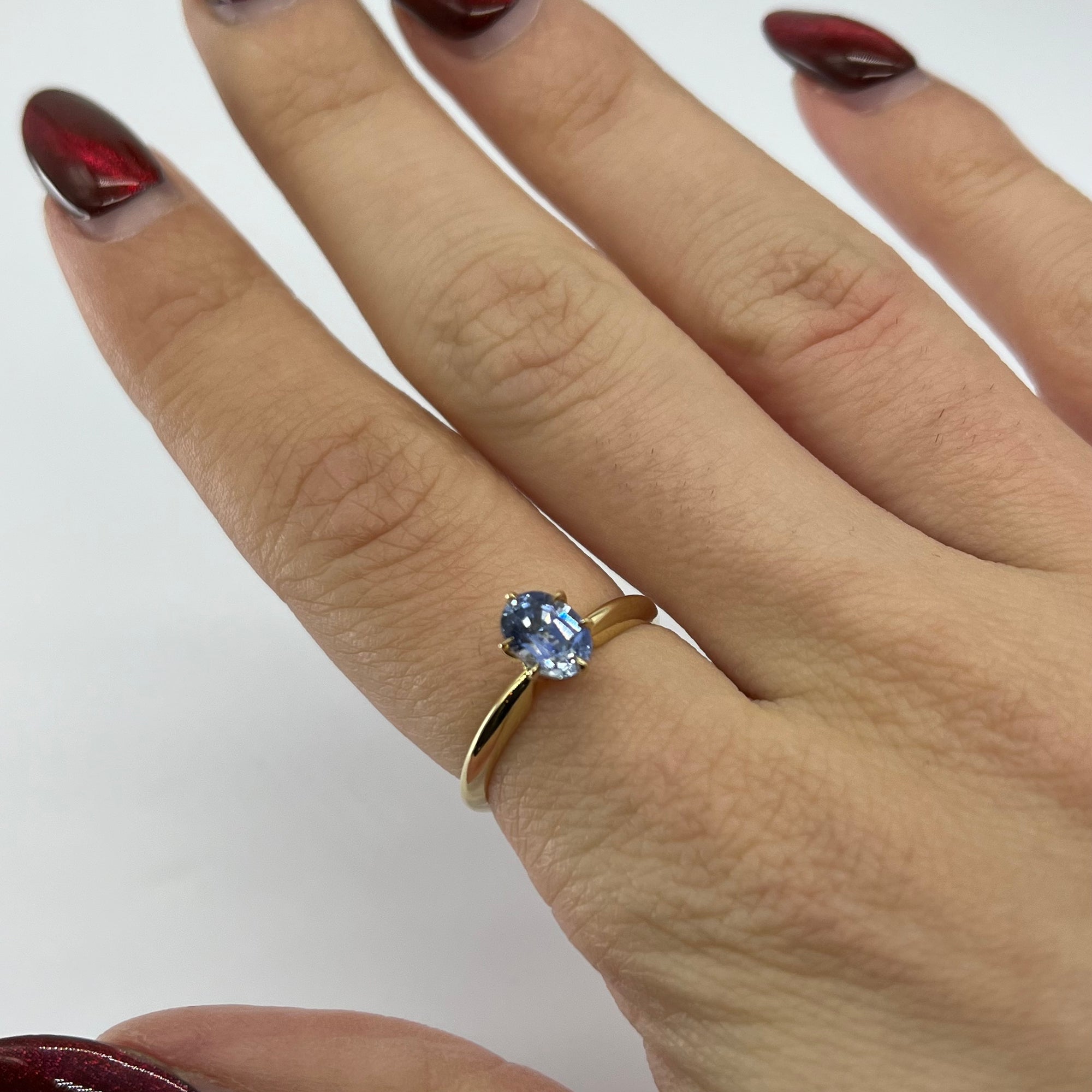'100 Ways' Oval Sapphire Solitaire Ring | 1.08ct | SZ 6.25 |