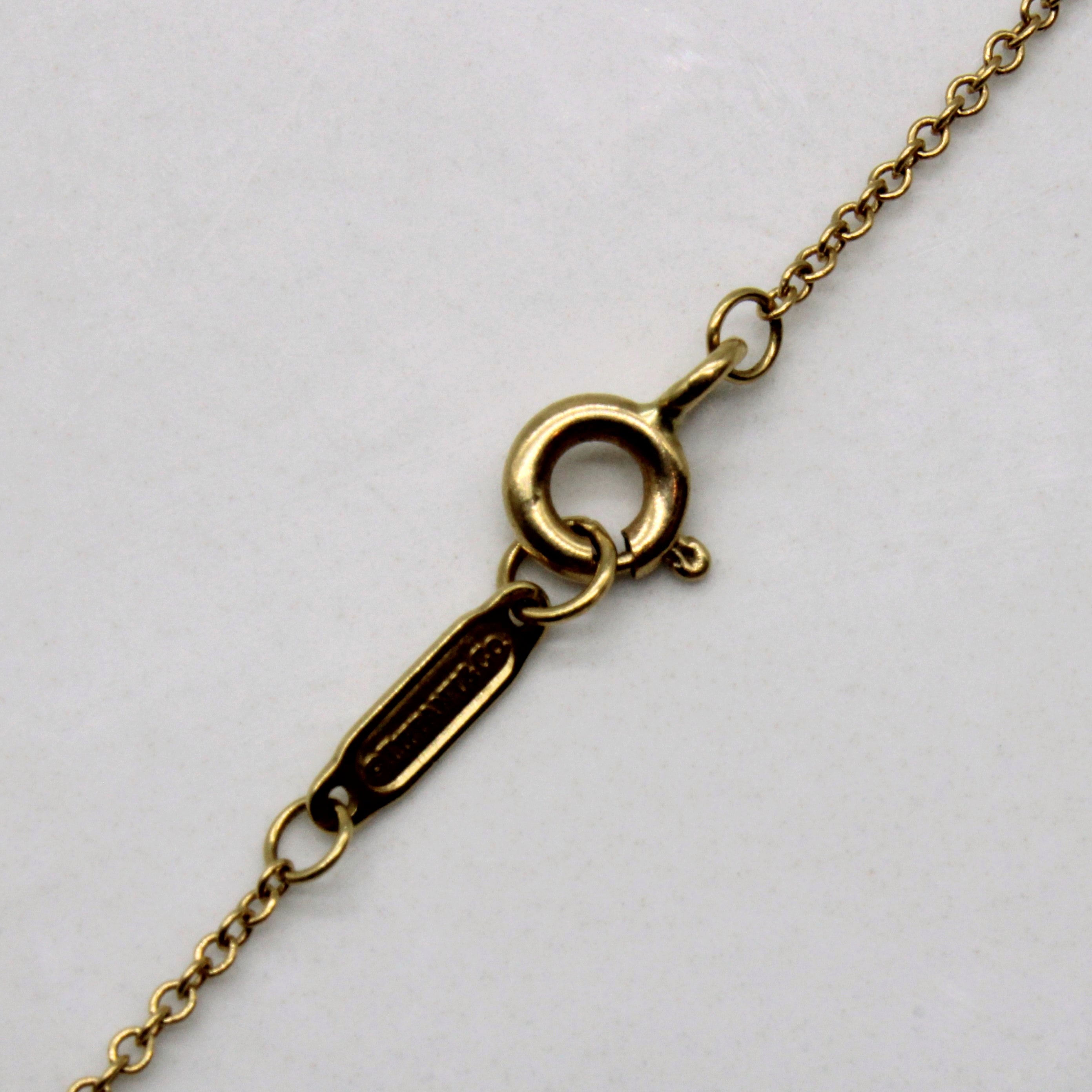 Tiffany & Co' 18k Yellow Gold Cable Chain | 18" |