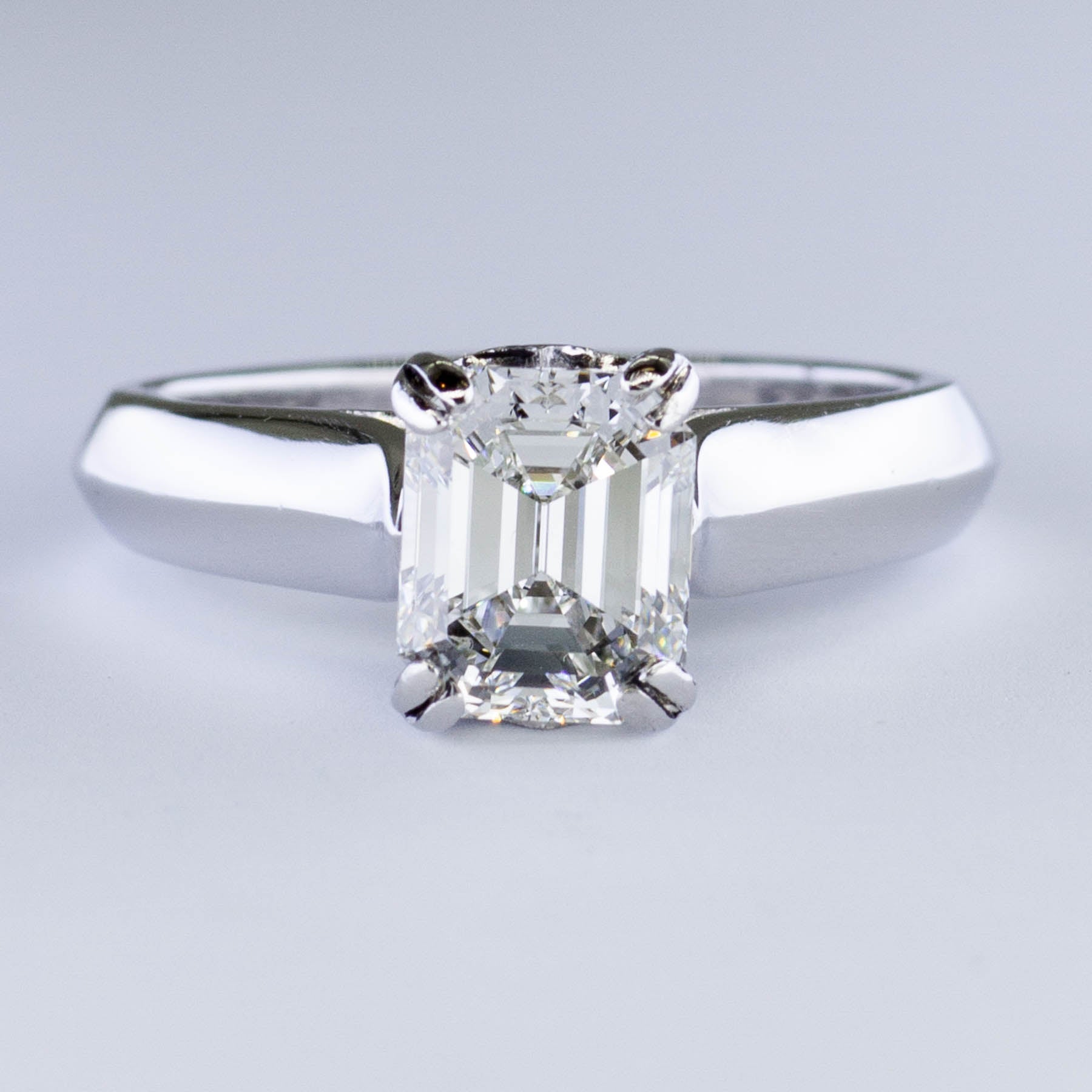 Emerald Cut Diamond Engagement Ring | 2.04ctw| SZ 6.5|