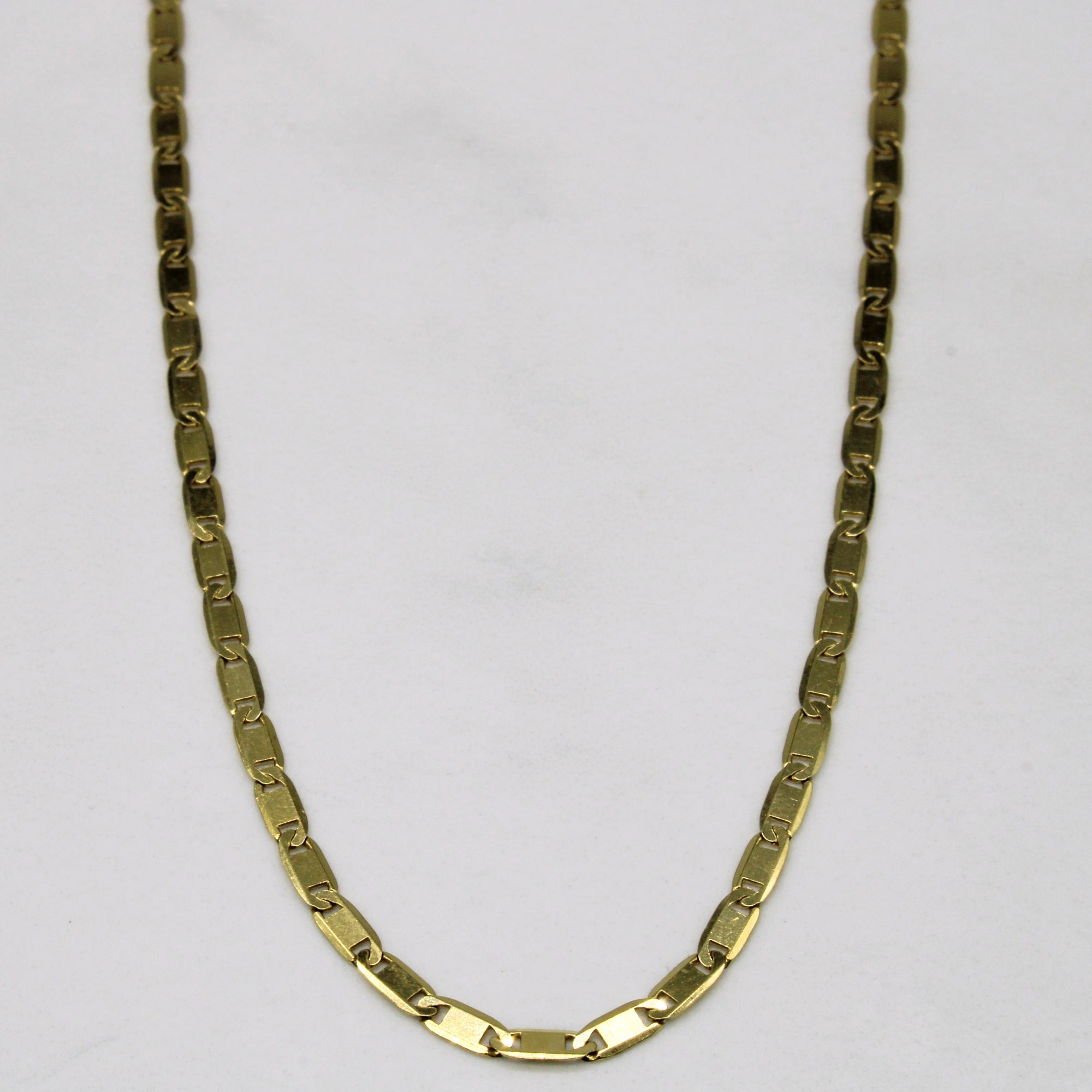 18k Yellow Gold Anchor Link Chain | 18