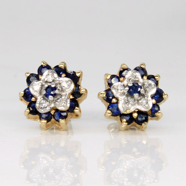 Sapphire & Diamond Earrings | 0.65ctw, 0.03ctw |