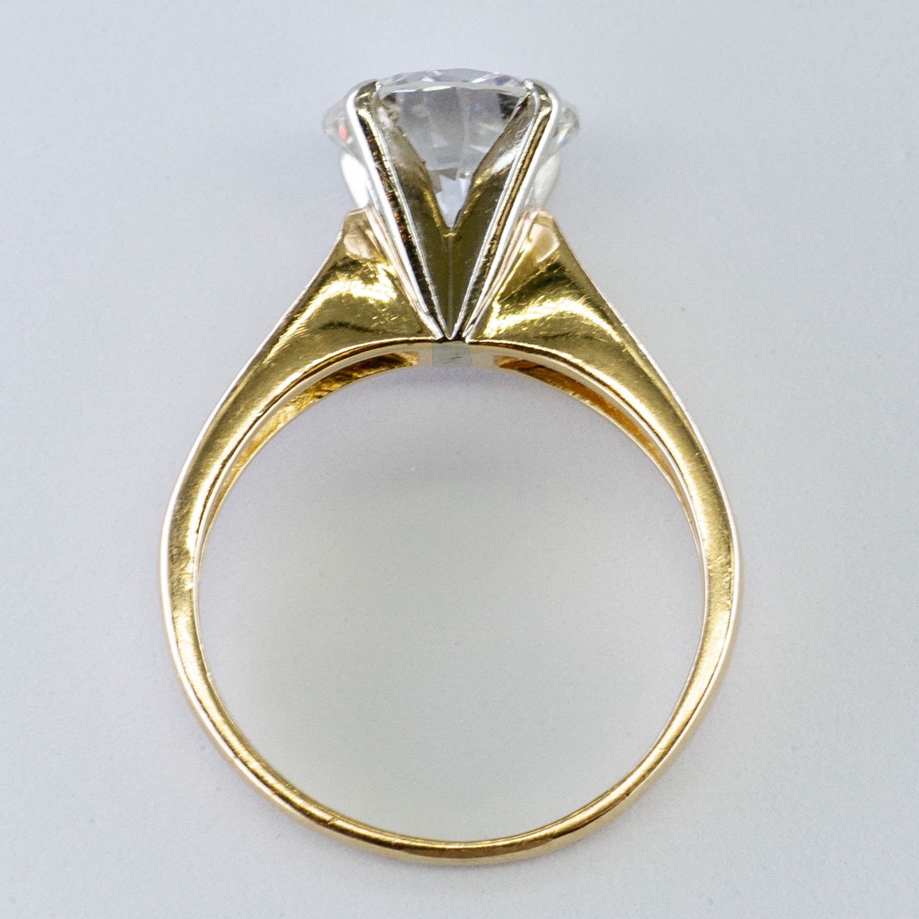 Solitaire Diamond Engagement Ring | 2.16ct VS2 I/J | SZ 5.5 |