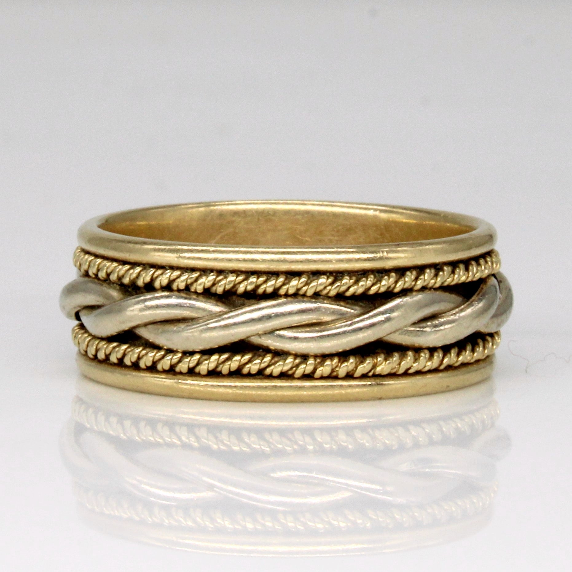 14k Two Tone Gold Ring | SZ 10.5 |