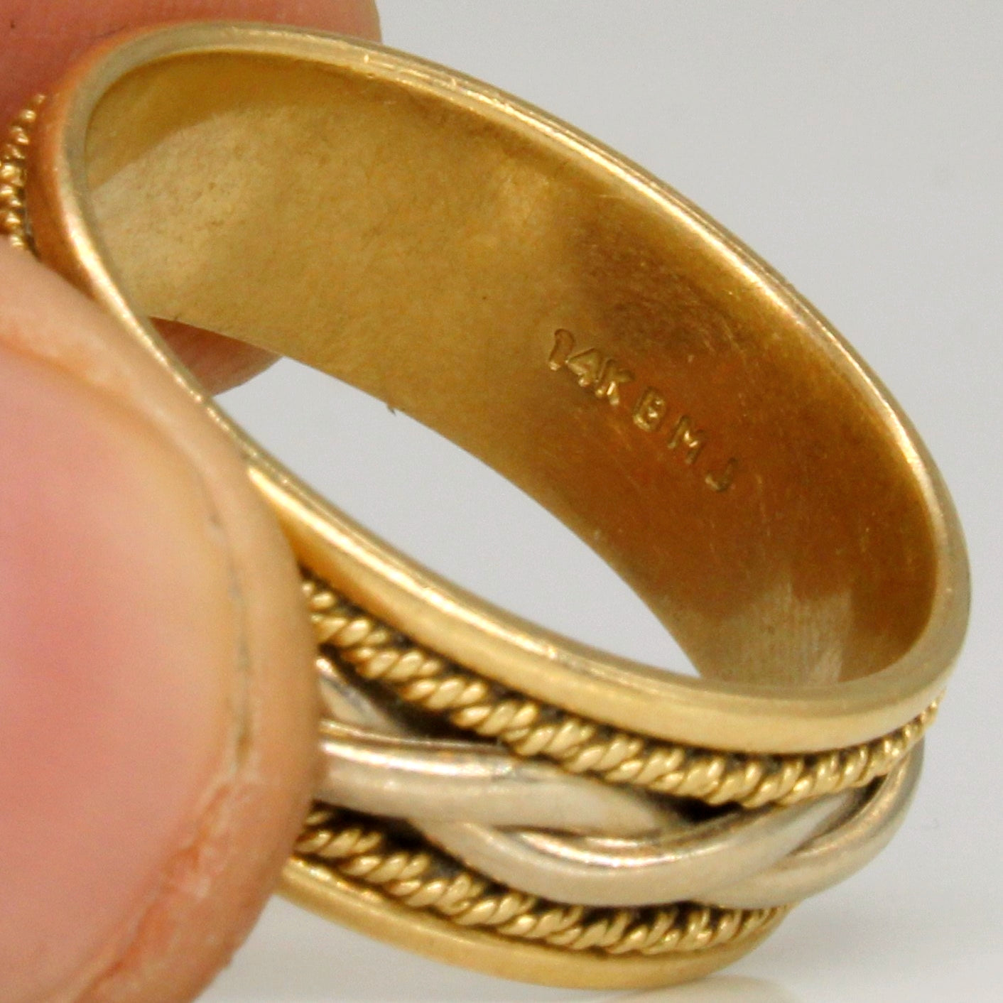 14k Two Tone Gold Ring | SZ 10.5 |