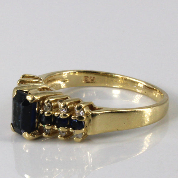 Sapphire & Diamond Ring | 0.90ctw | 0.08ctw | SZ 5.25 |