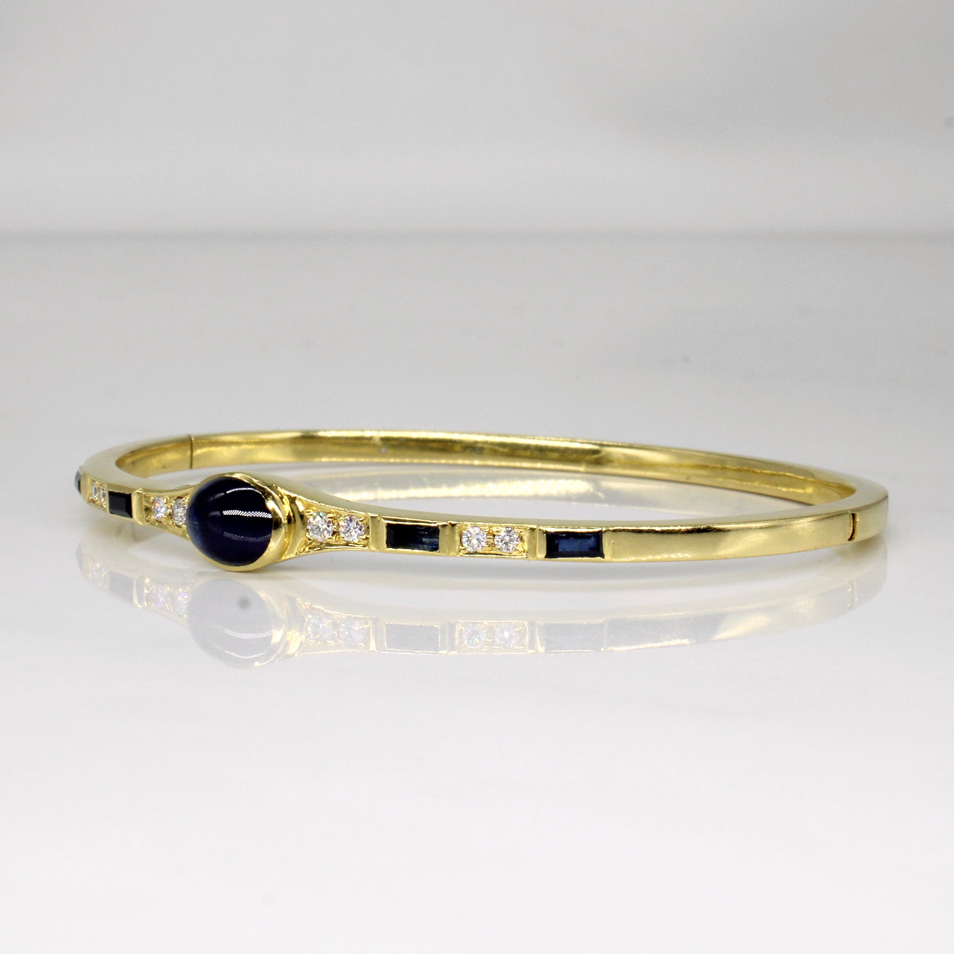 Sapphire & Diamond Bracelet | 2.36ctw, 0.18ctw | 7" |