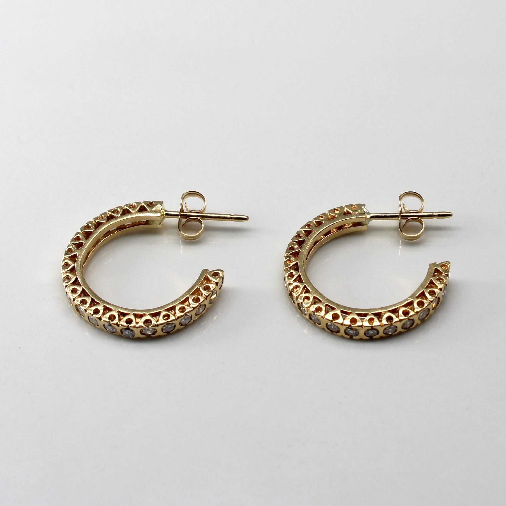 Diamond Hoop Earrings | 1.00ctw |